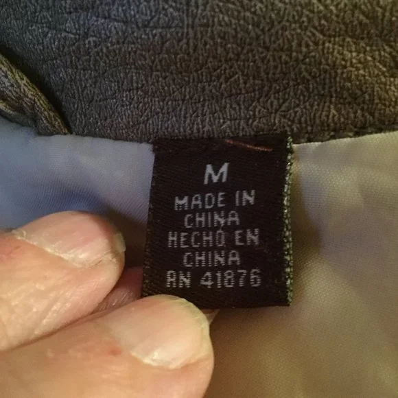 Faux leather jacket - Picture 9 of 9